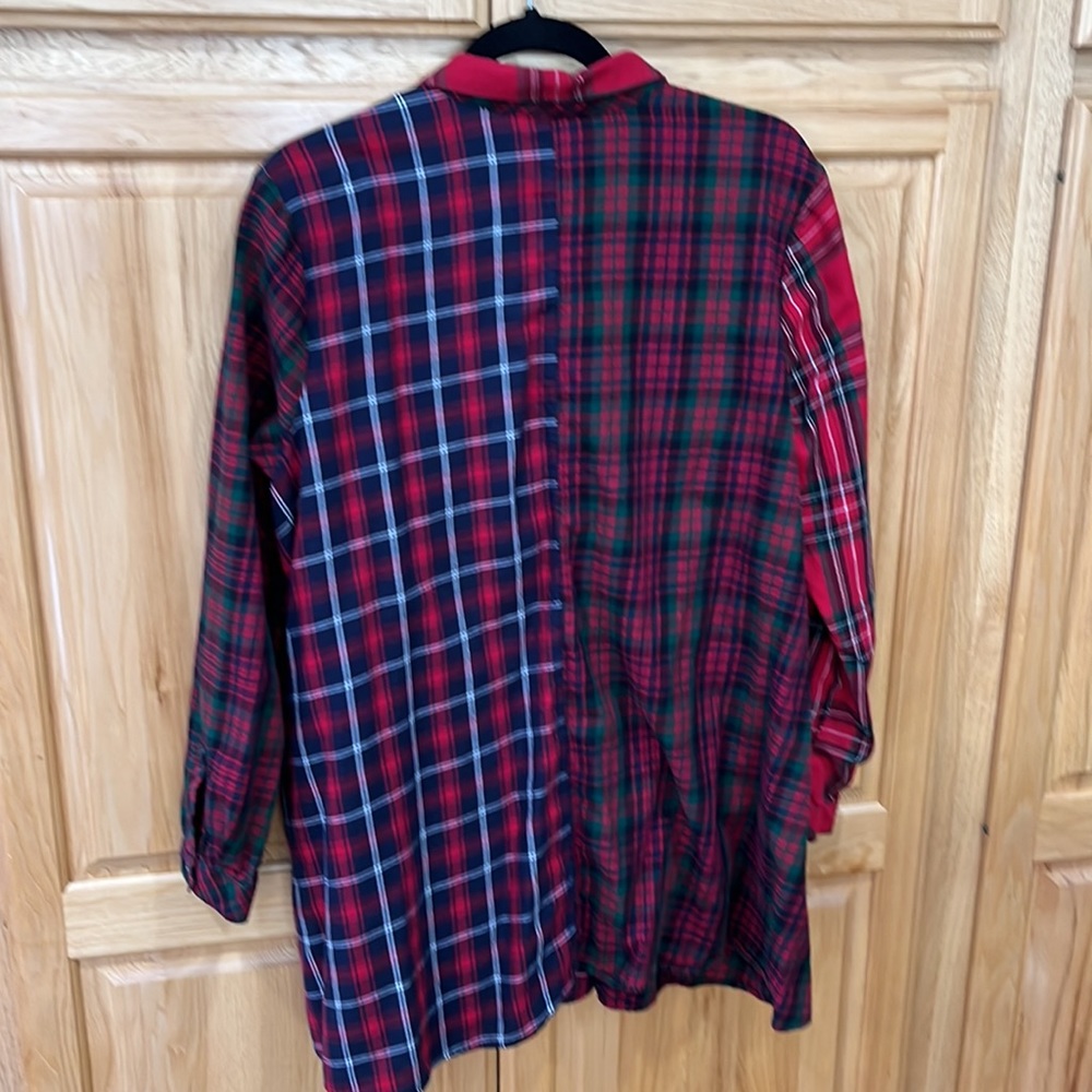 J. Jill Multicolor Plaid Button Down Shirt - Picture 2 of 8